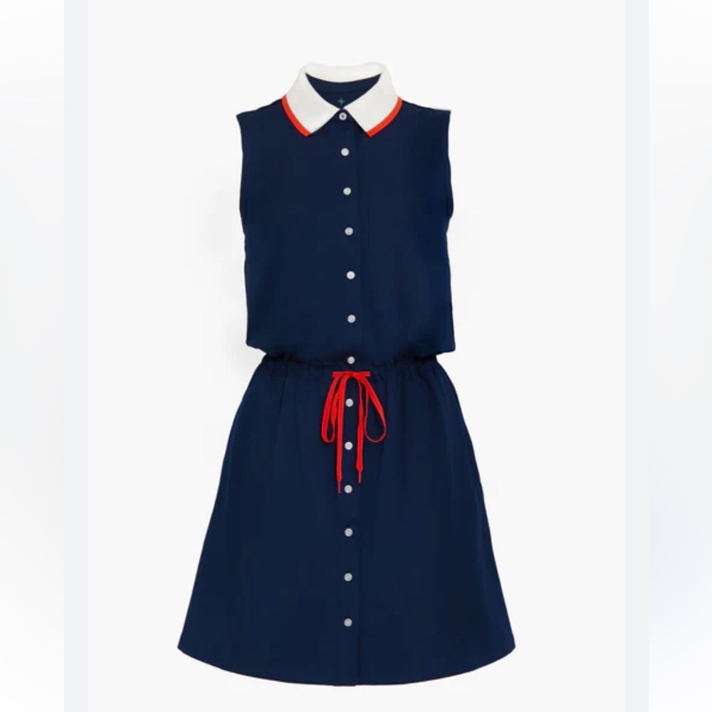 TNUCK SPORT

Navy Sleeveless Alcott Golf Dress, NWT size small